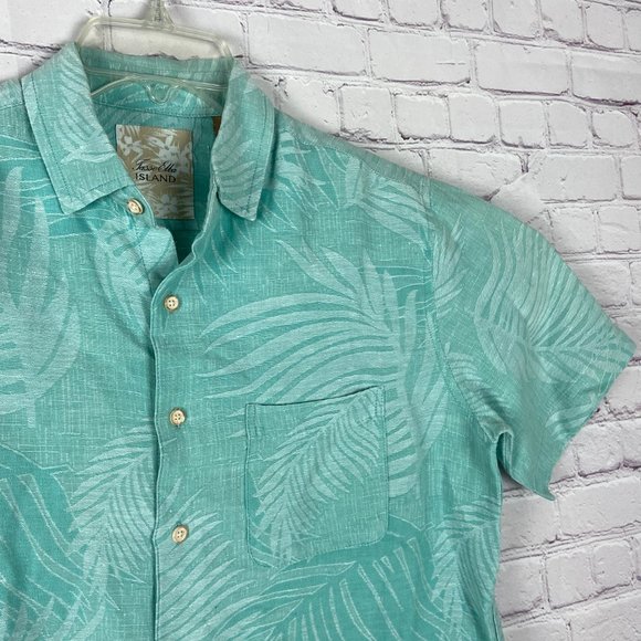 Tasso Elba Island Green Shirt & Zonz Brown Short Men's Bundle - Picture 2 of 16